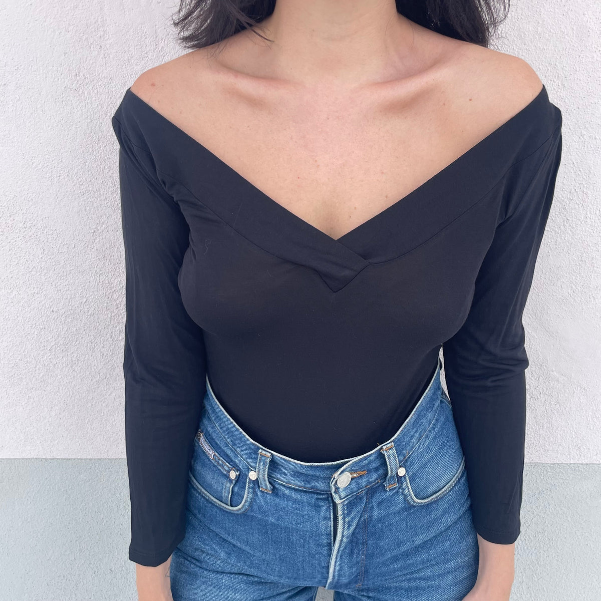 Top scollo a V Armani