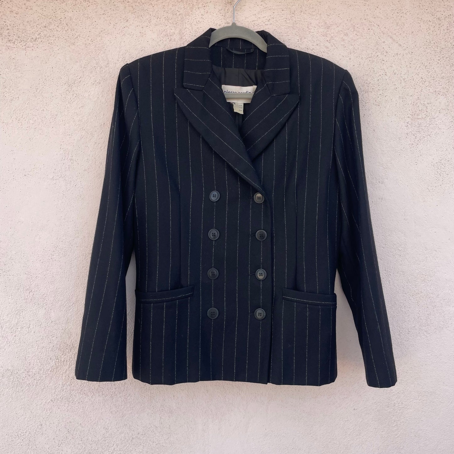Blazer gessato Pierre Cardin