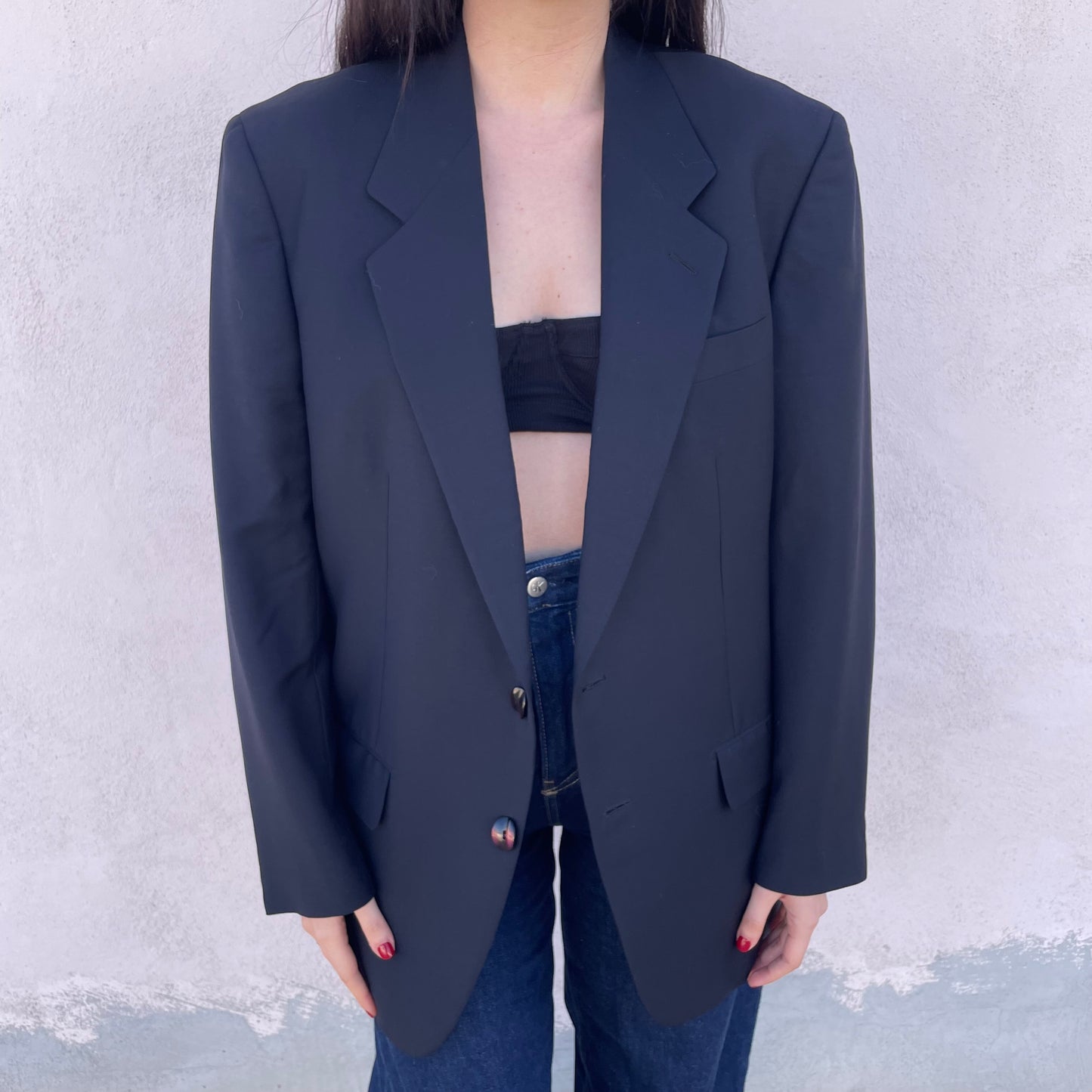 Blazer lana mohair primaverile