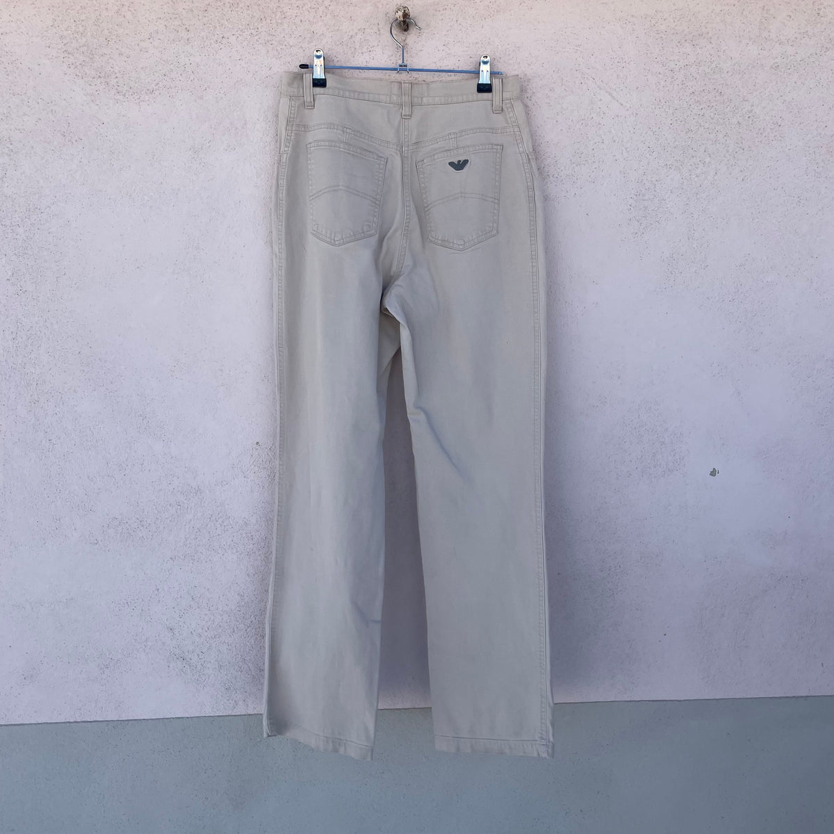 Panta ecrù Armani