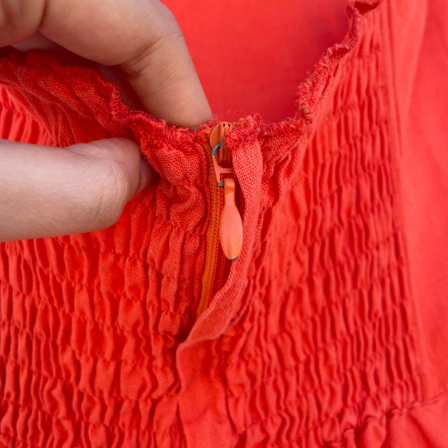 Top bustier arancio Armani