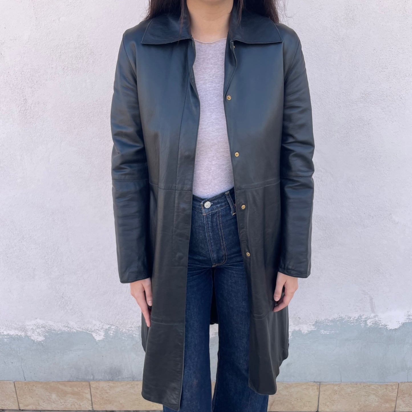 Cappotto pelle Les Copains