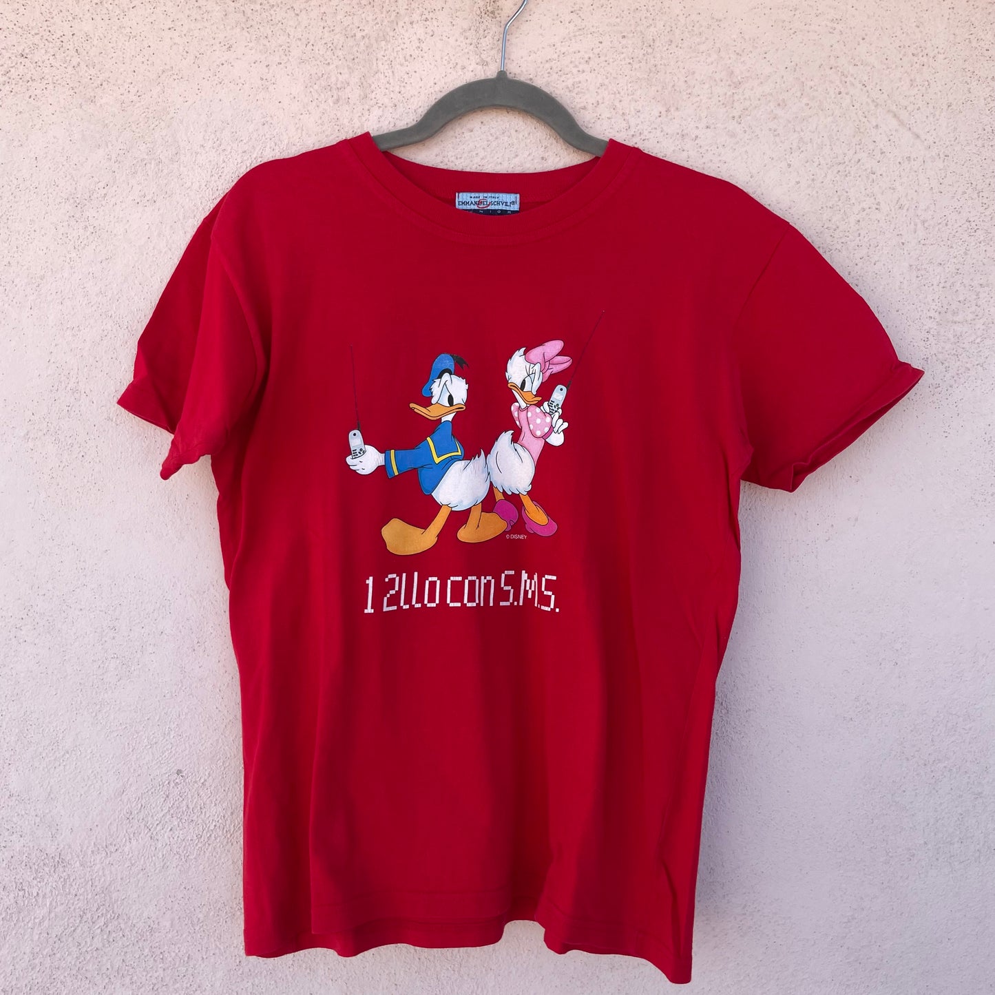 T-shirt Paperino Paperina sms