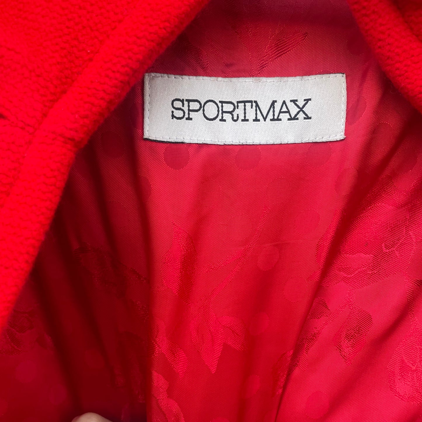 Cappotto rosso Sportmax