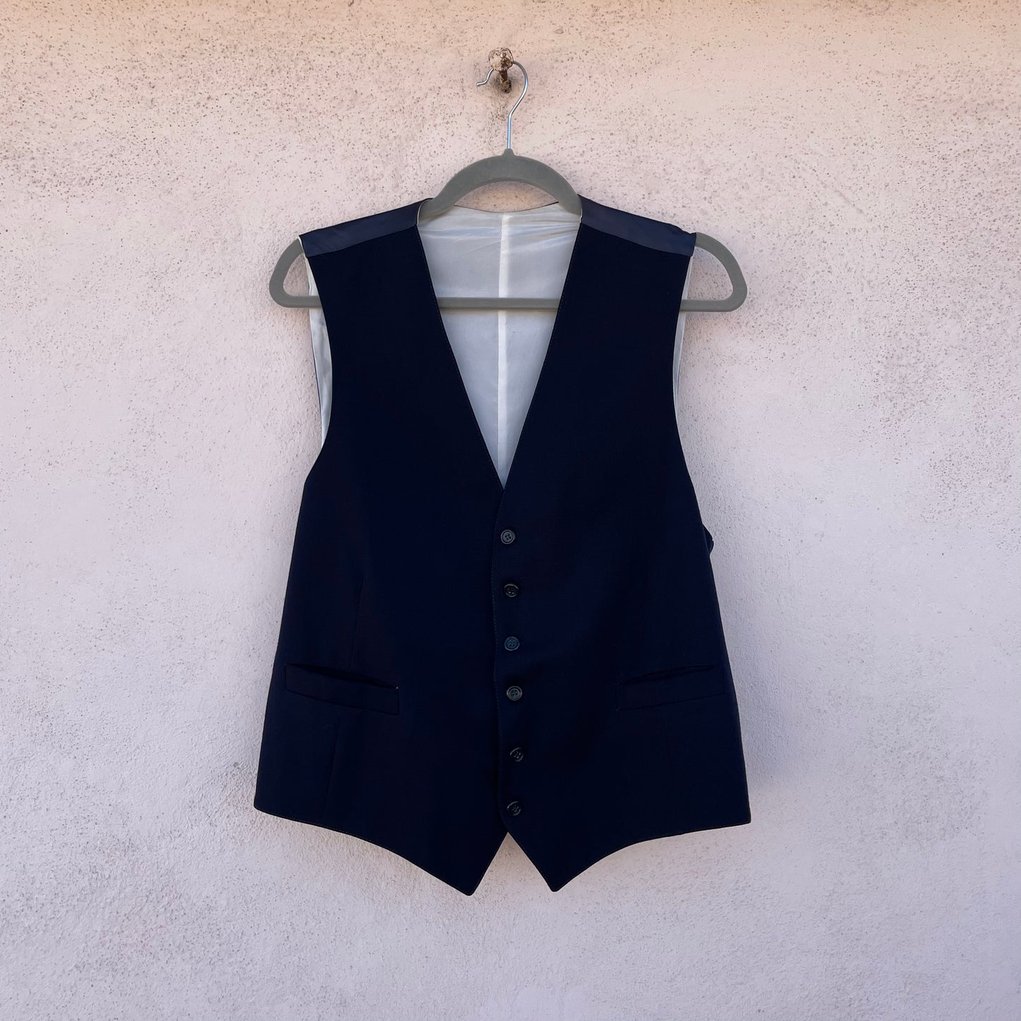 Gilet sartoriale blu