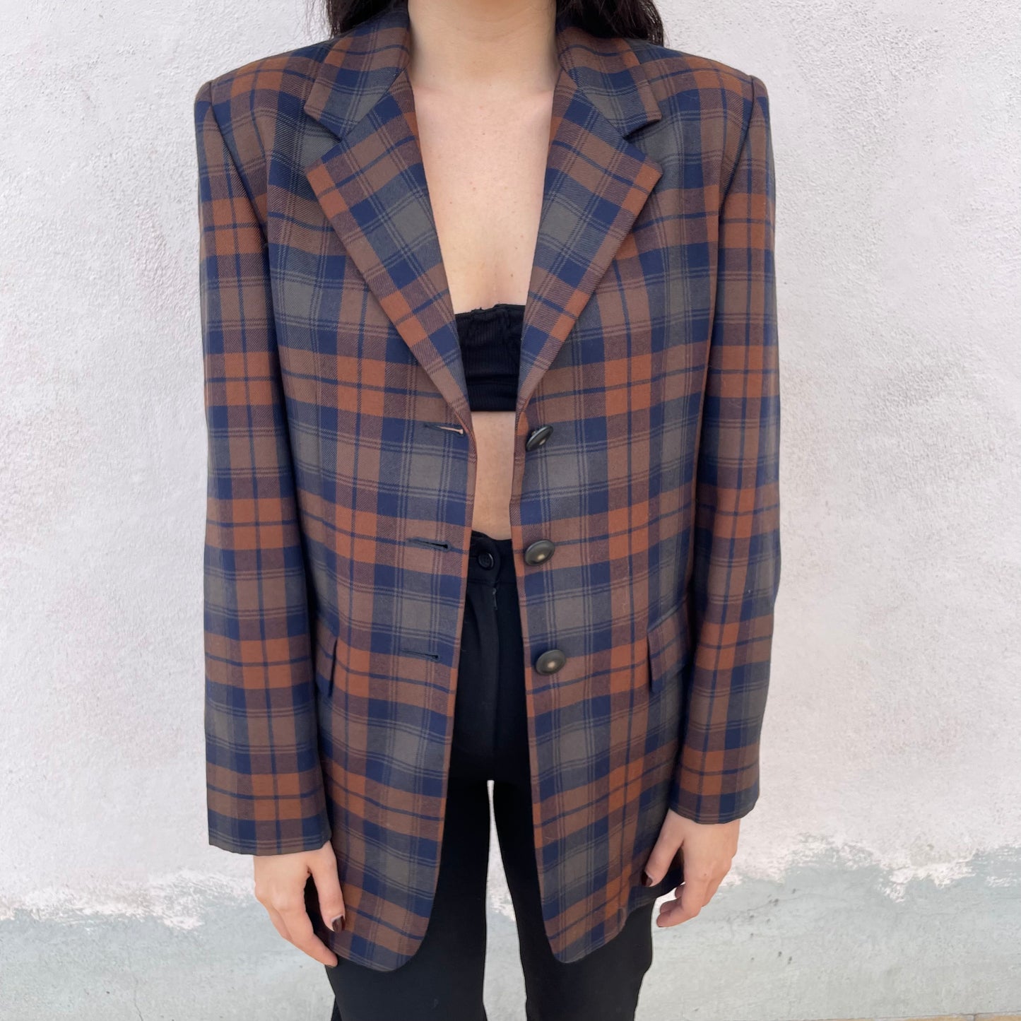 Blazer tartan Luisa Spagnoli