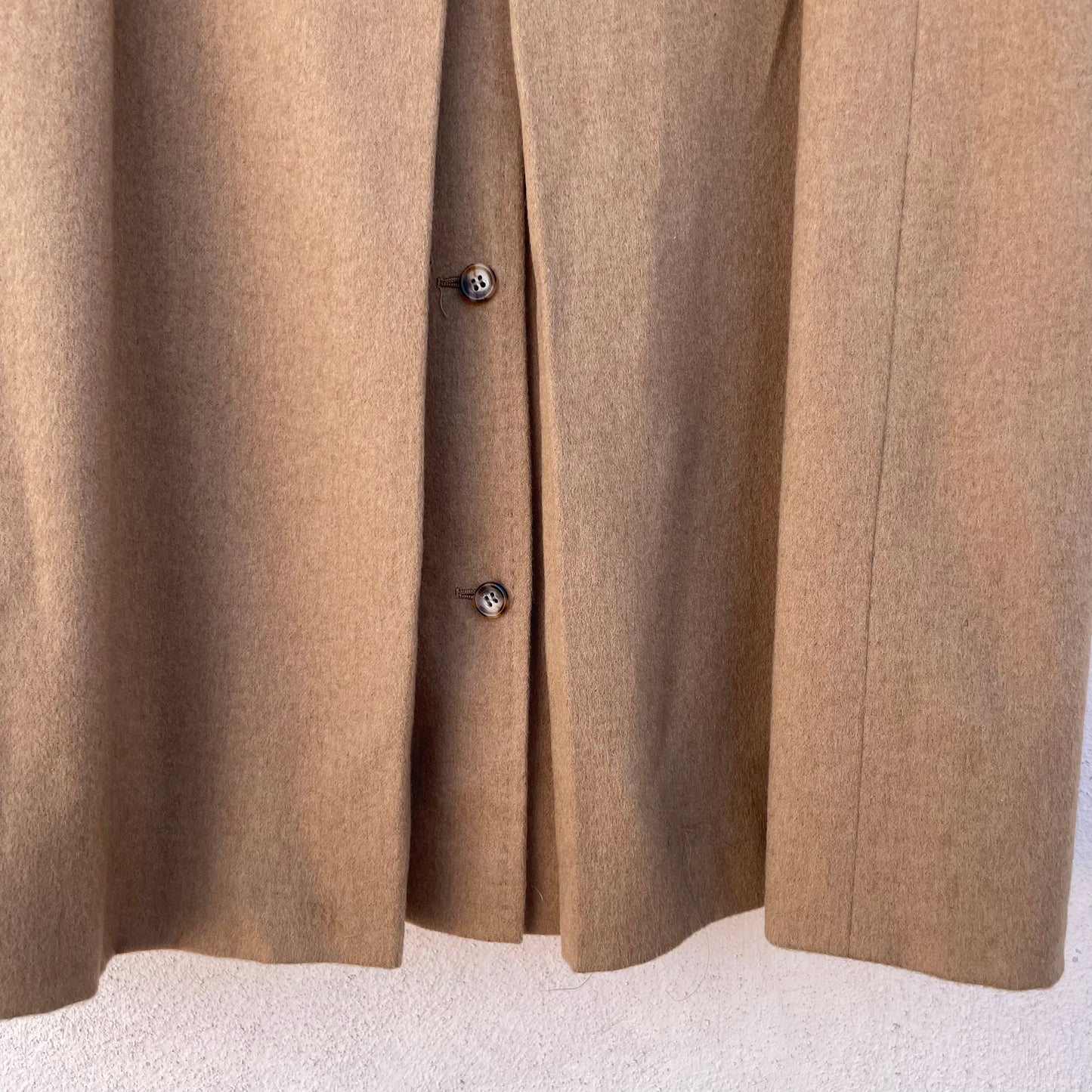 Cappotto doppiopetto cammello