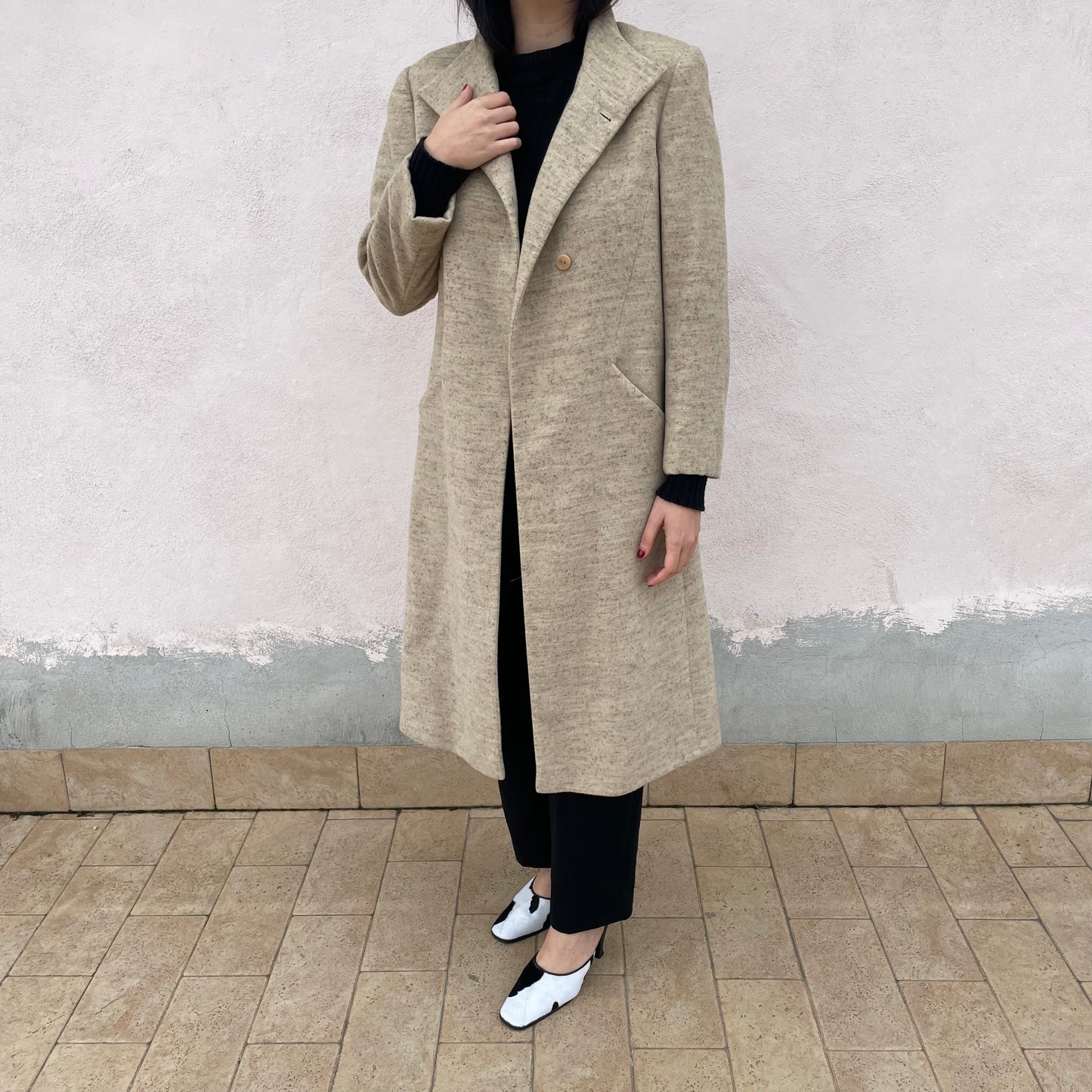 Cappotto melange Valentino