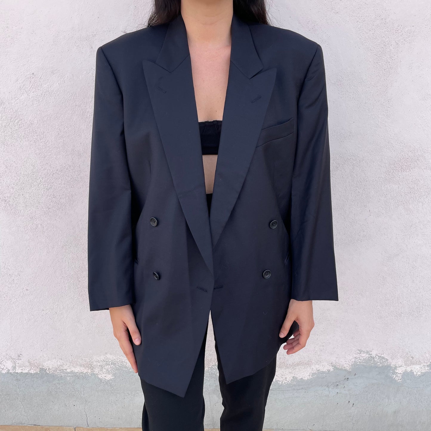 Blazer doppiopetto blu