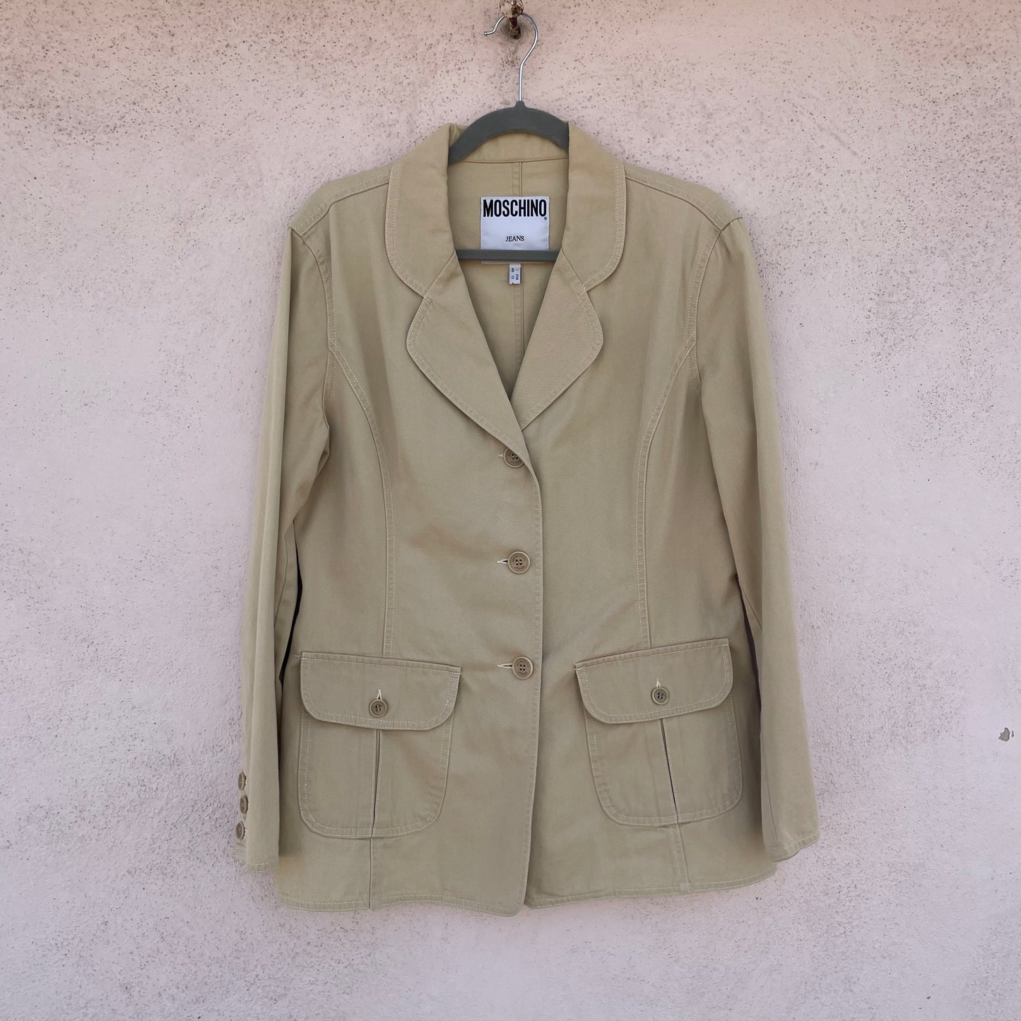 Blazer sabbia Moschino