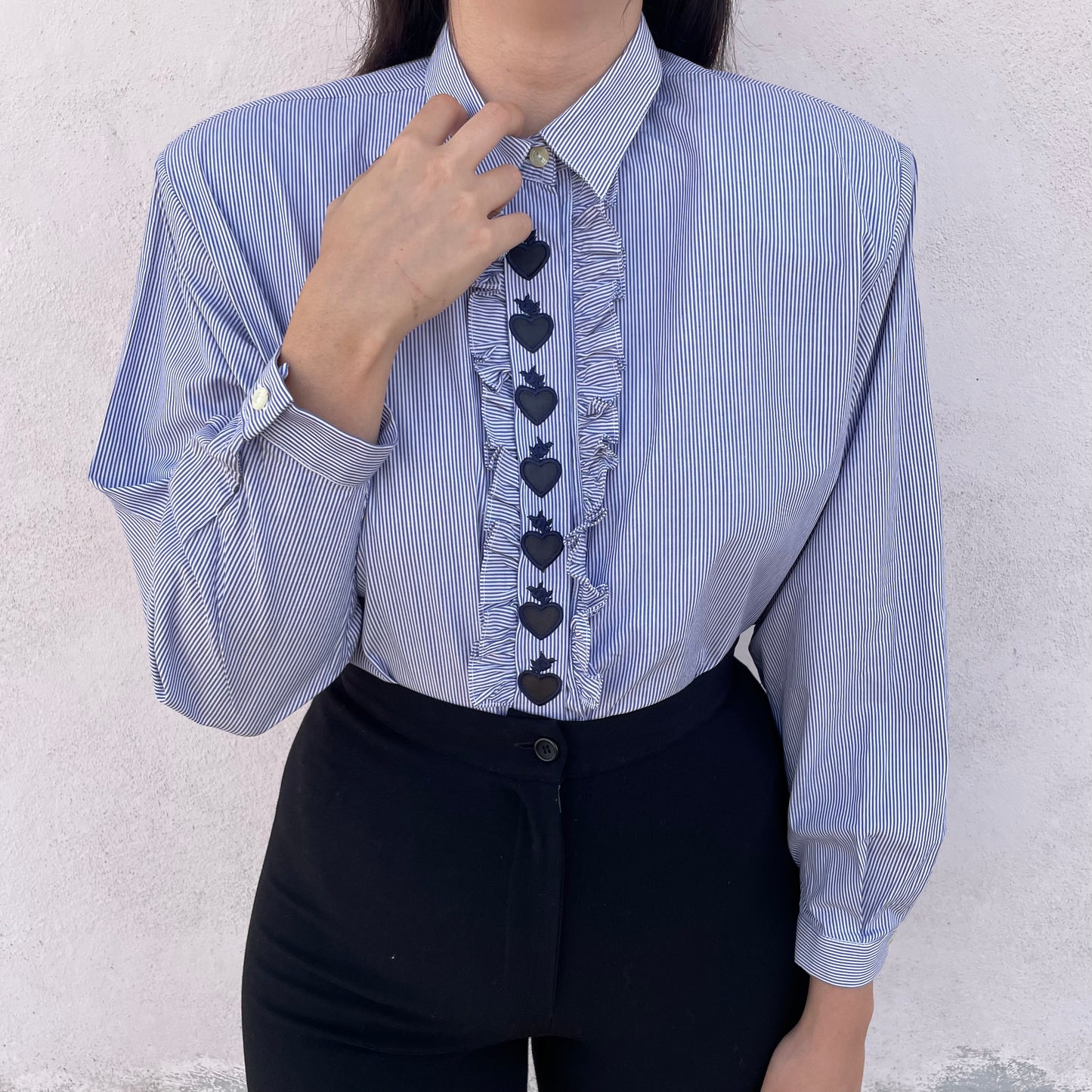 Camicia righe cuori