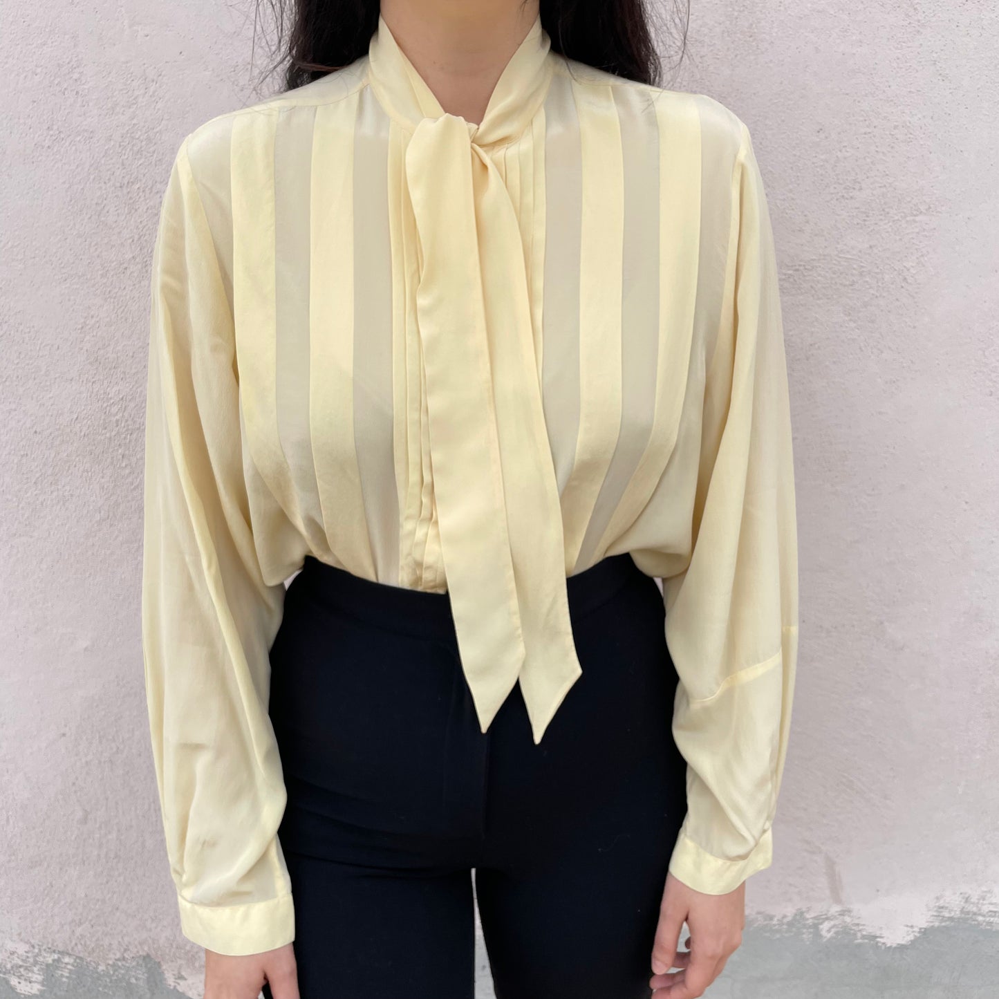 Camicia seta crema