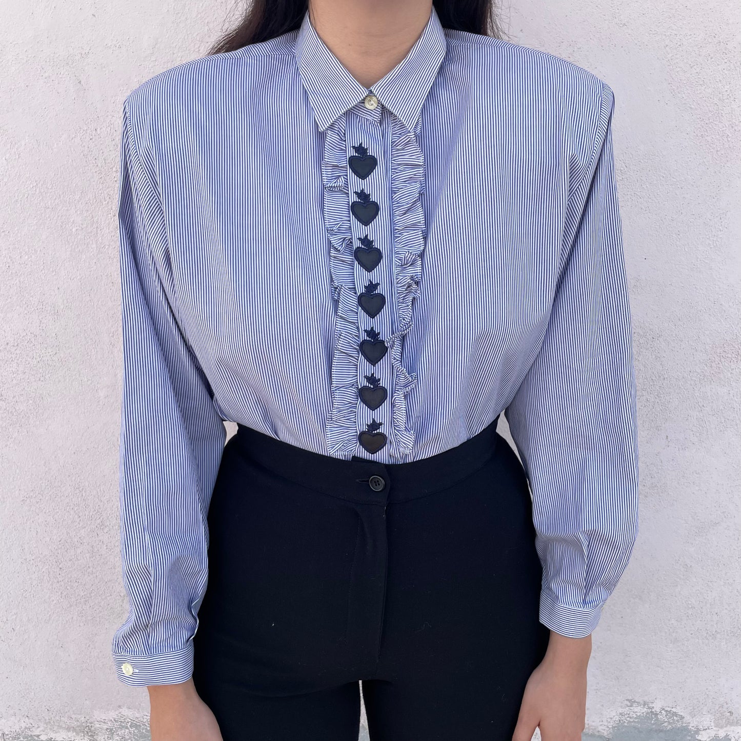 Camicia righe cuori