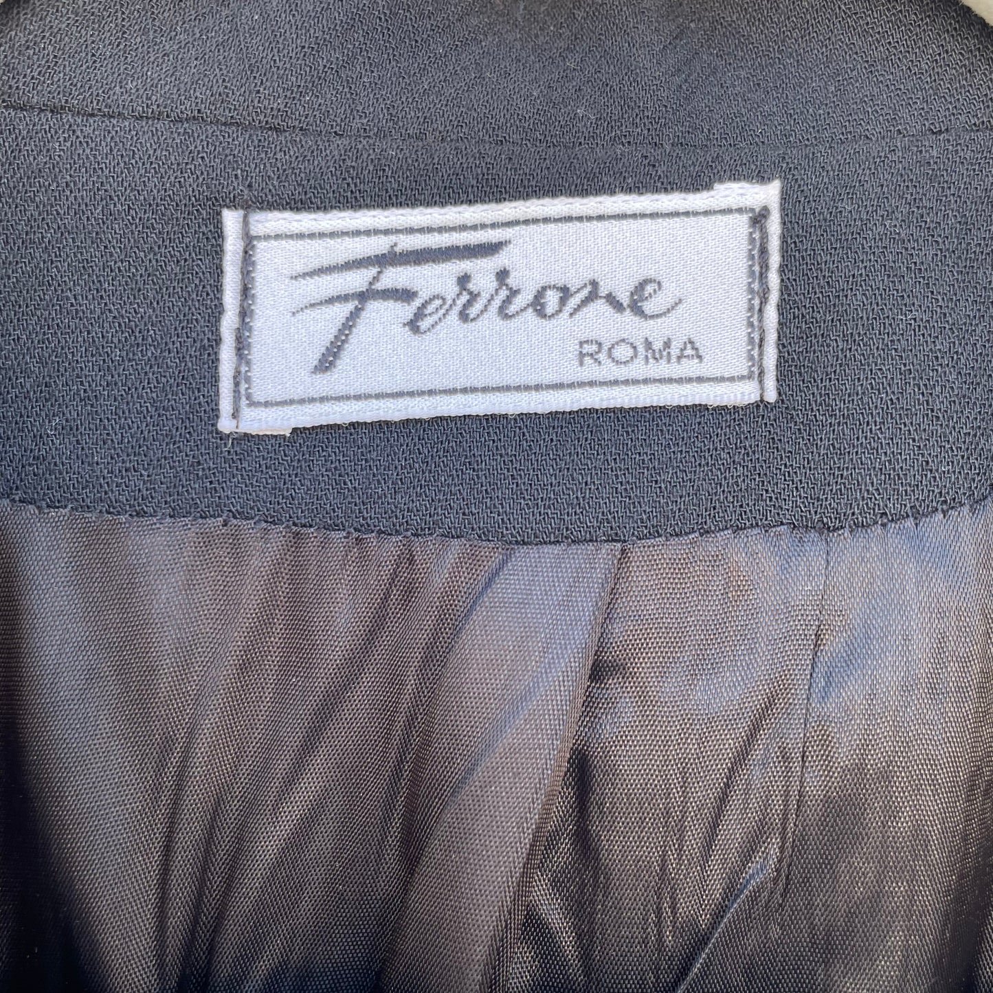 Blazer nero Ferrone