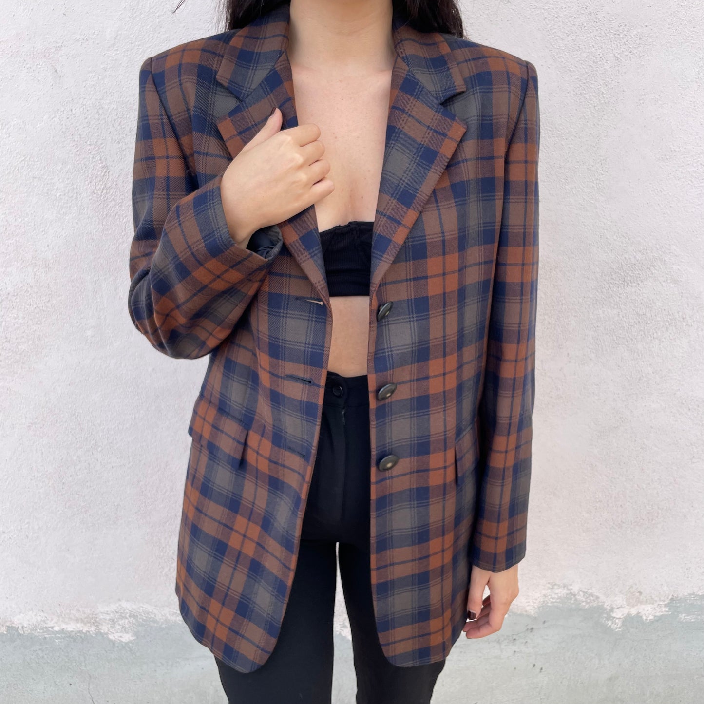 Blazer tartan Luisa Spagnoli