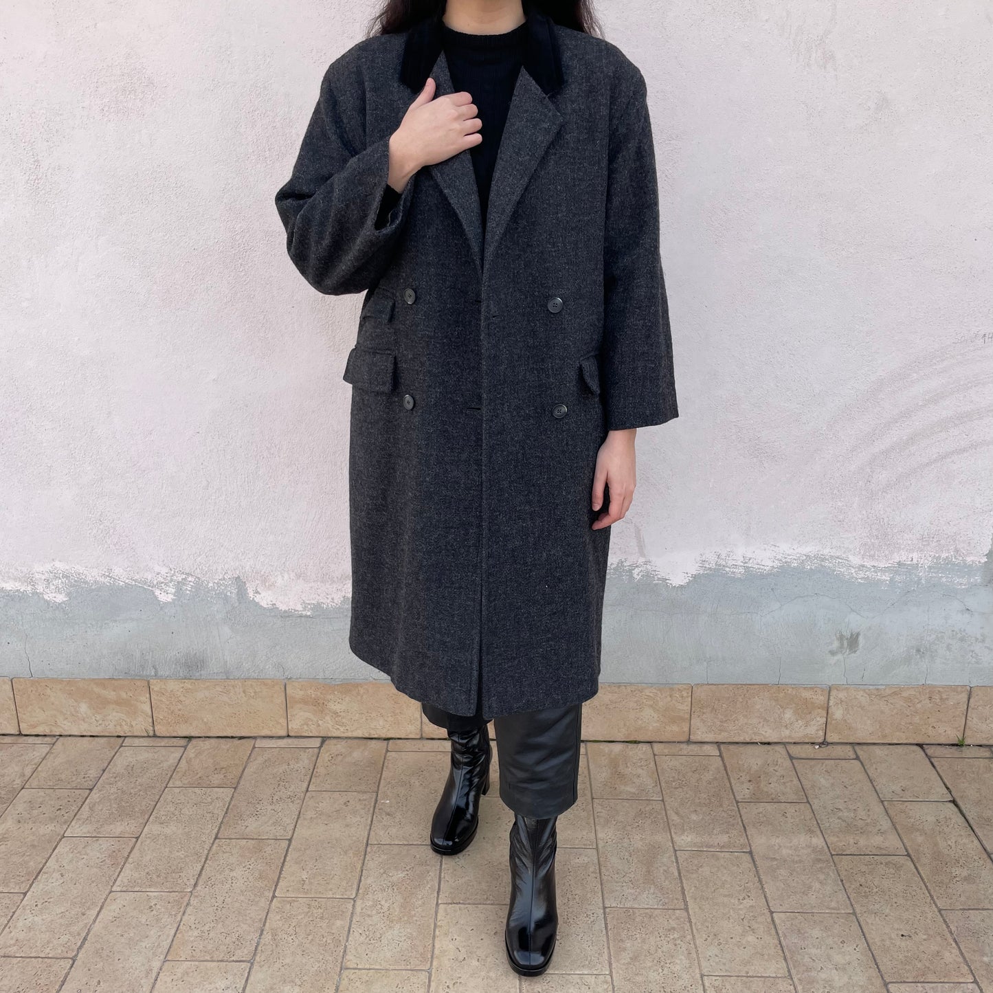 Cappotto doppiopetto Pennyblack