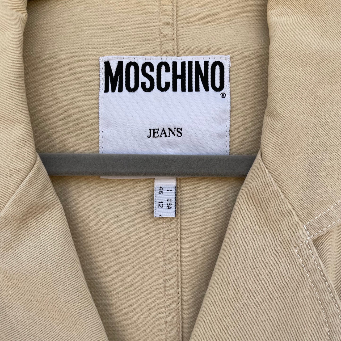 Blazer sabbia Moschino