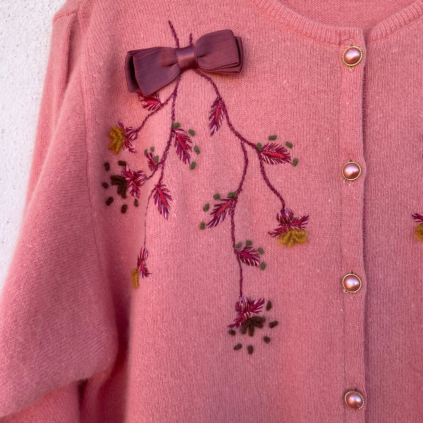 Cardigan rosa fiocchi