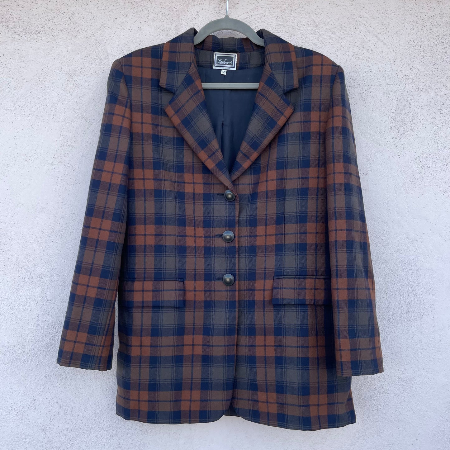 Blazer tartan Luisa Spagnoli