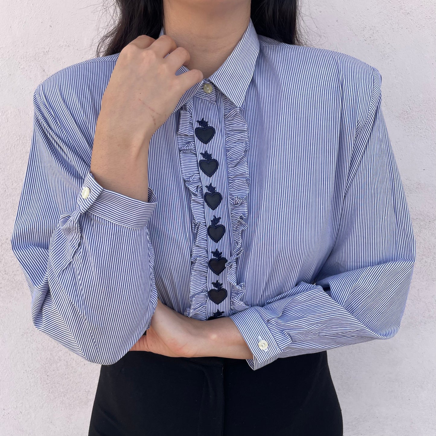 Camicia righe cuori