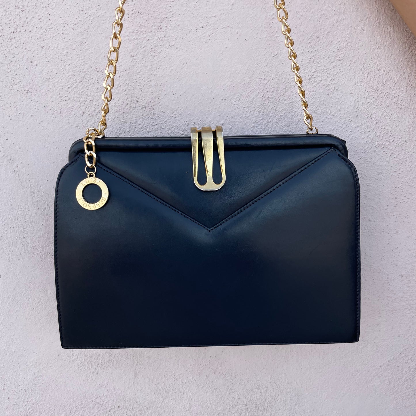 Borsa blu Luisa Spagnoli