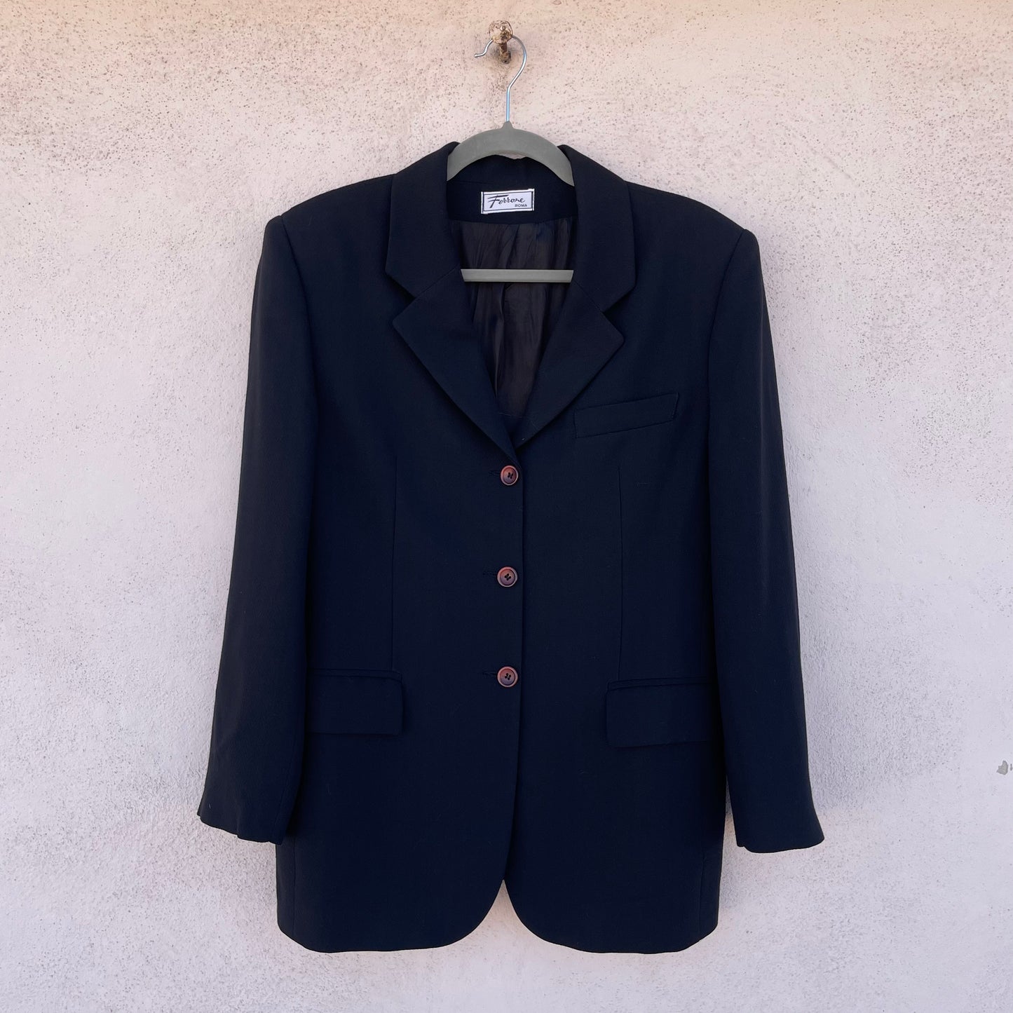 Blazer nero Ferrone