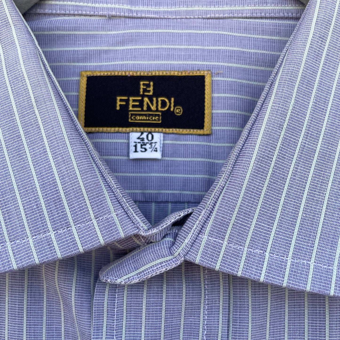 Camicia celeste Fendi