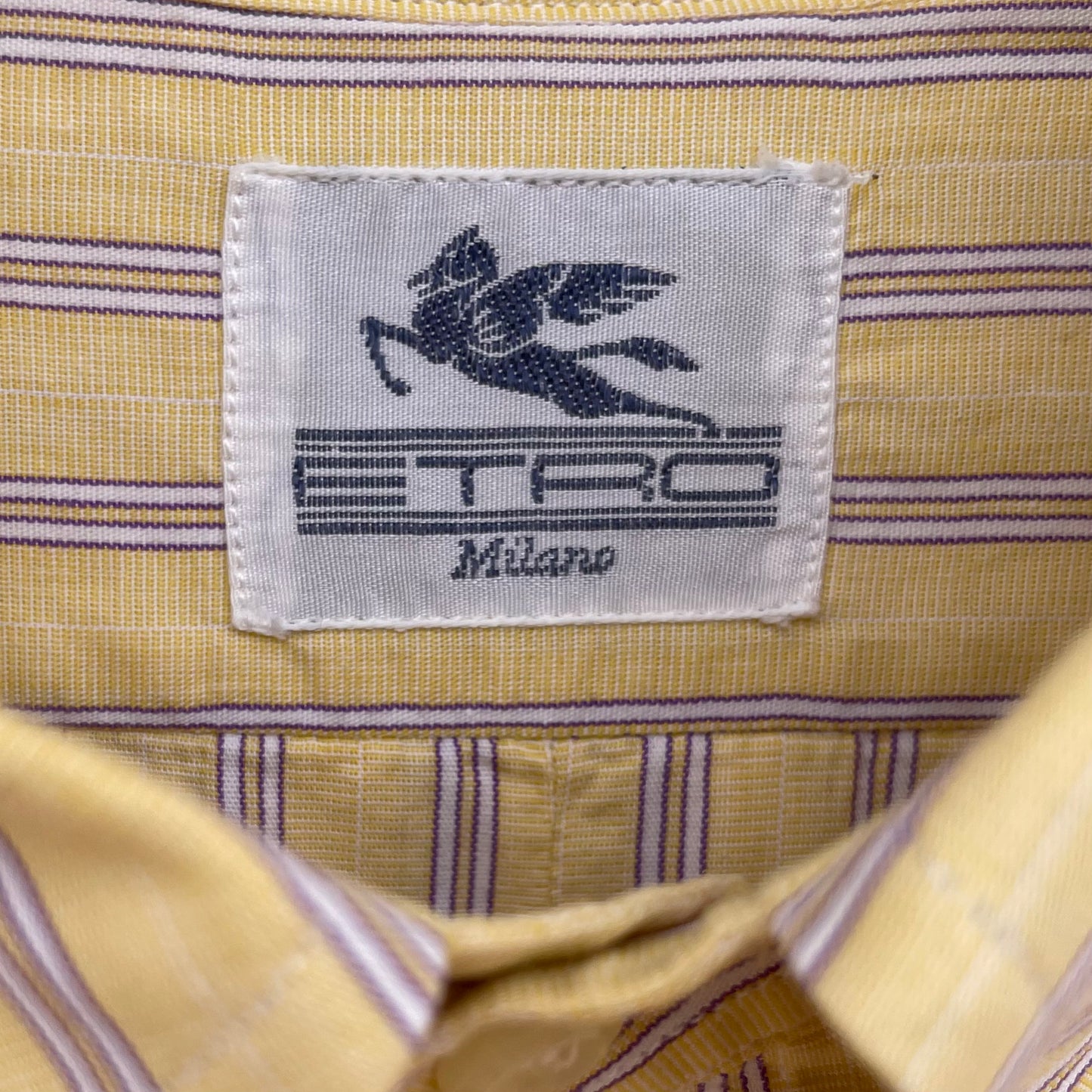 Camicia Etro giallo pastello