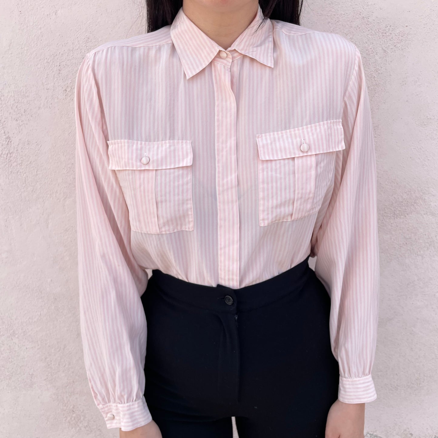 Camicia seta rosa