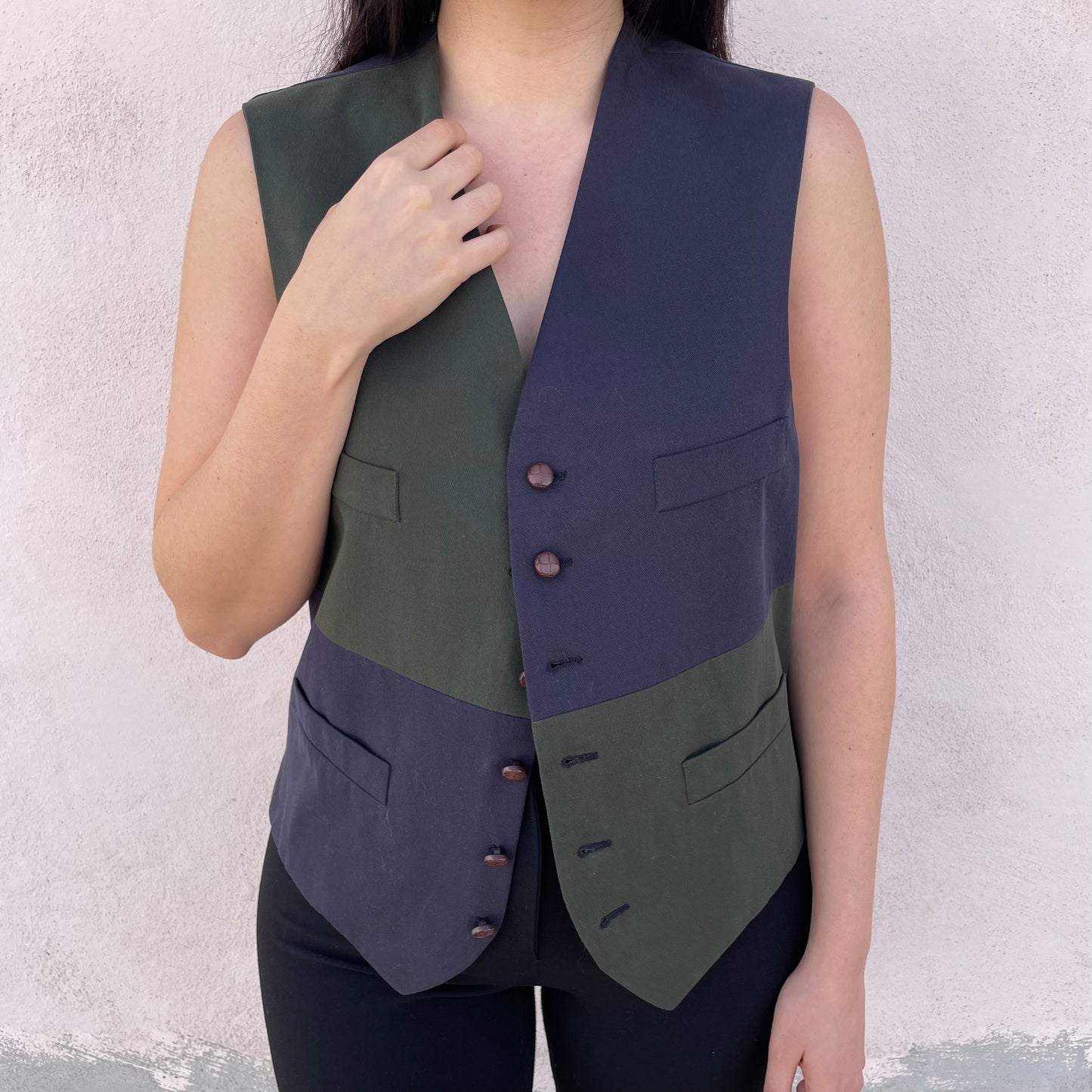 Gilet color block