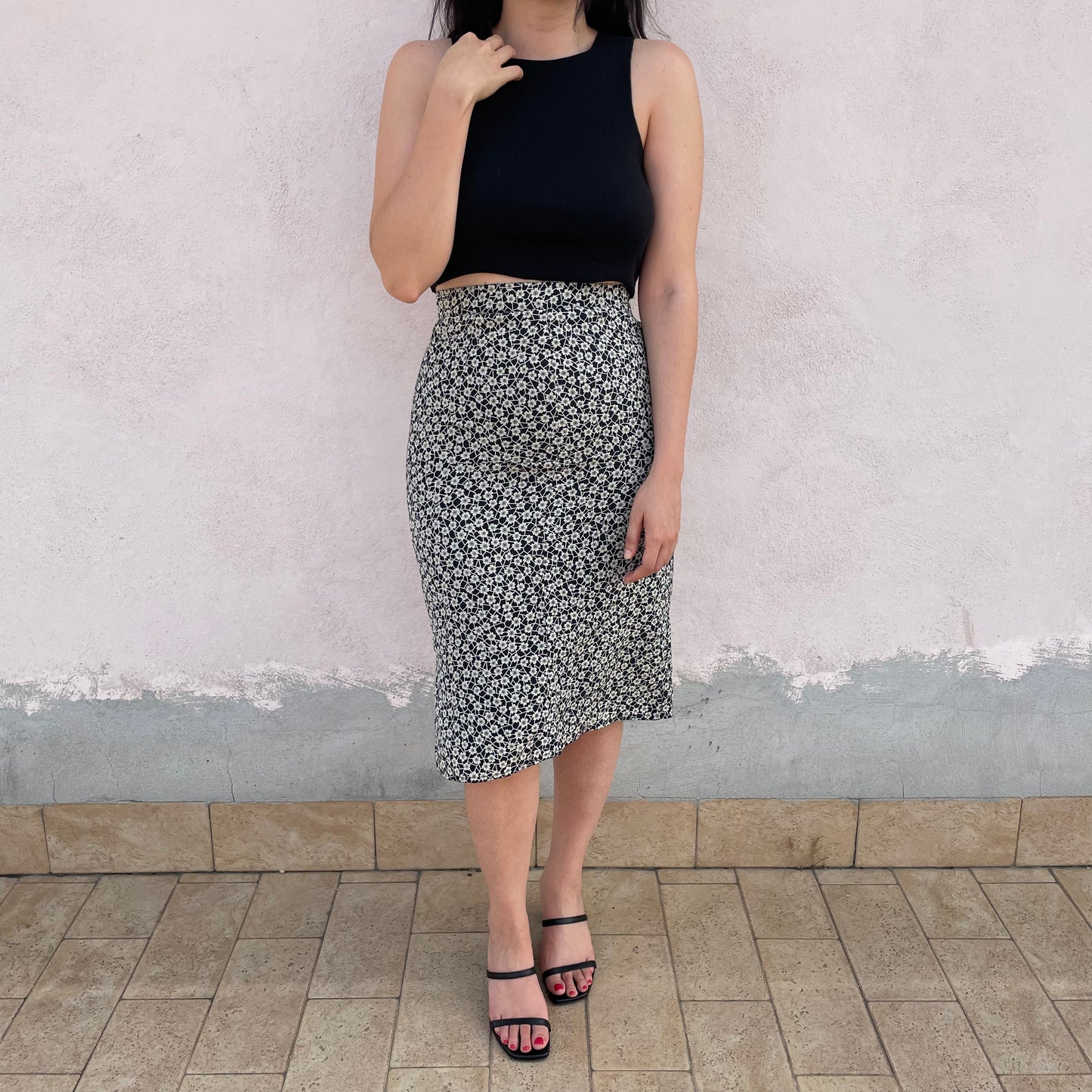 Pencil skirt seta Les Copains