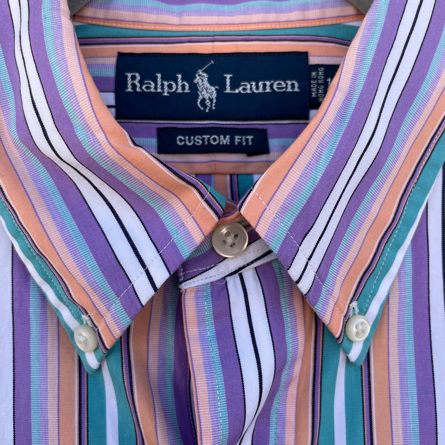 Camicia Ralph Lauren righe lilla