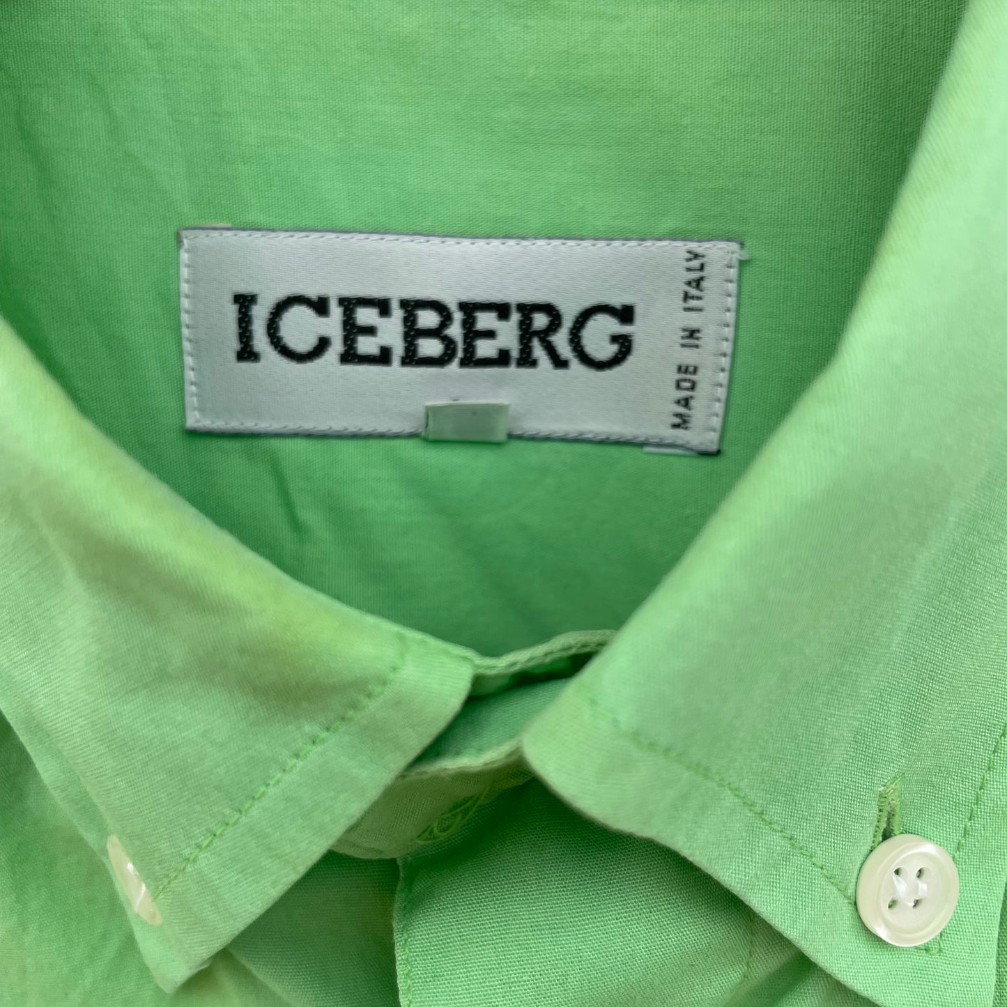 Camicia verde Iceberg Paperino