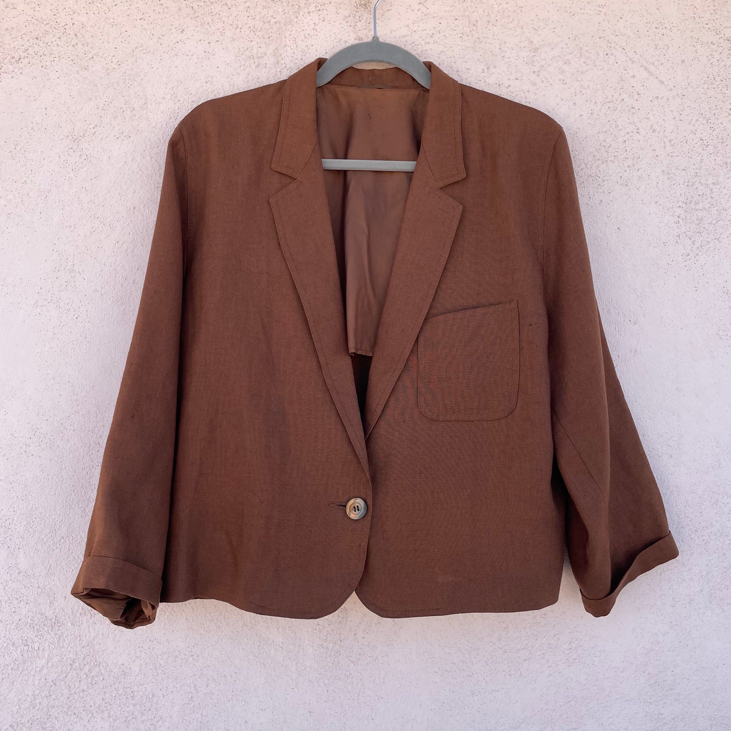 Blazer lino tabacco Marella