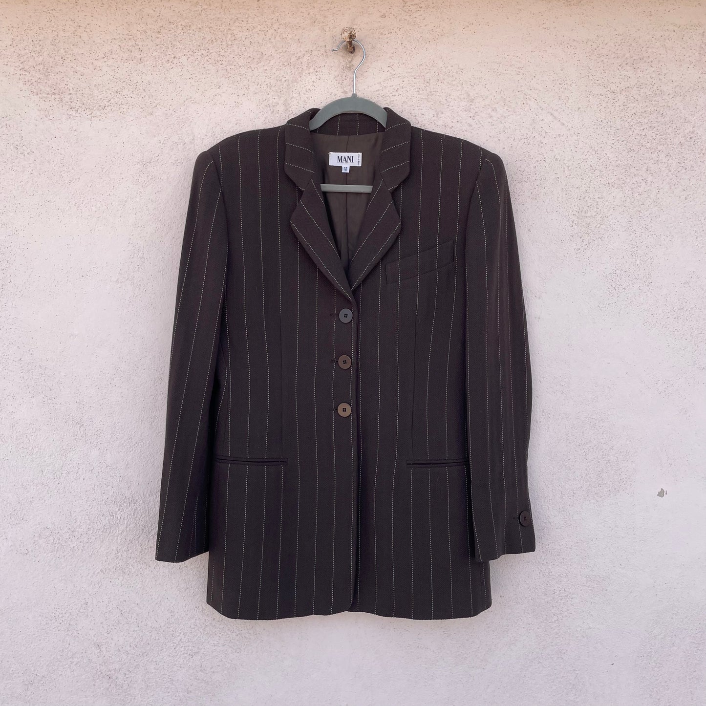 Blazer gessato Mani