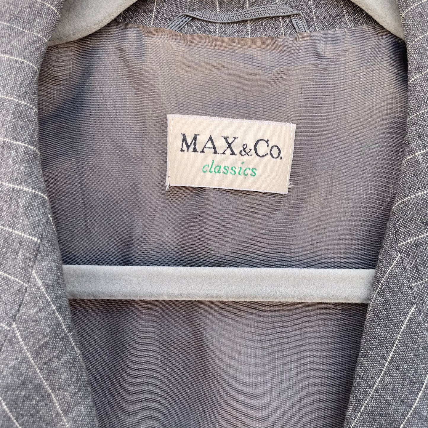 Blazer gessato lino Max&Co.