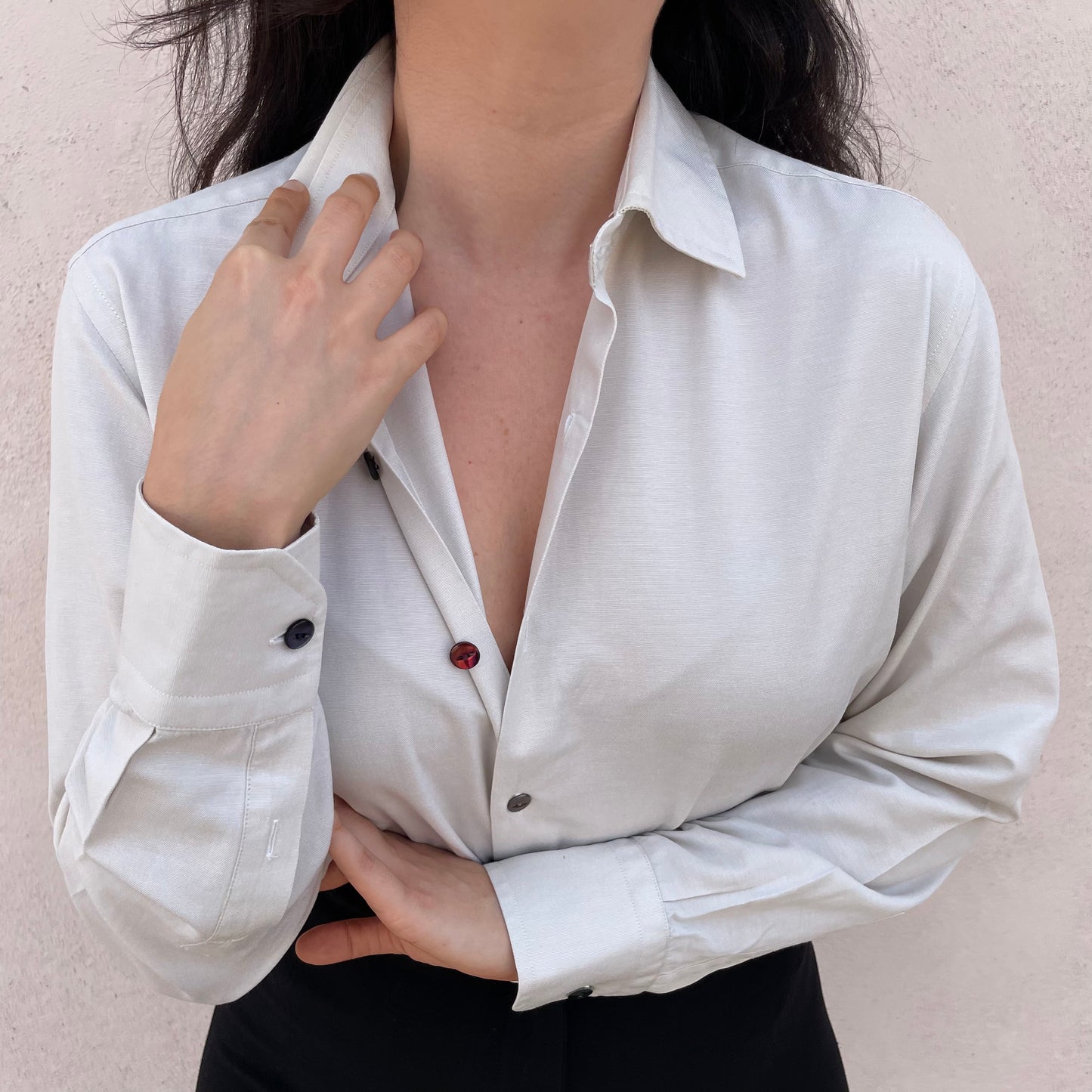 Camicia bottoni madreperla