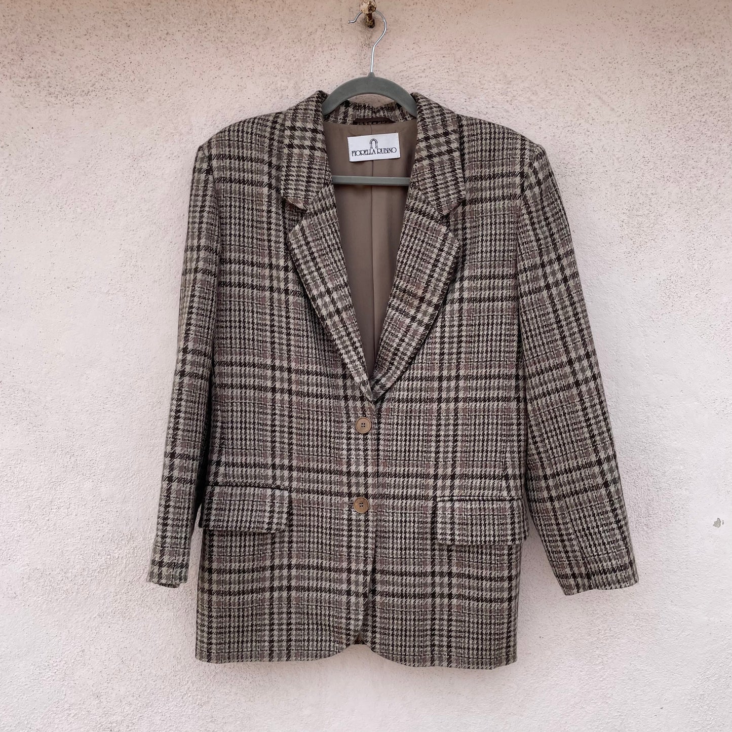 Blazer tortora e malva