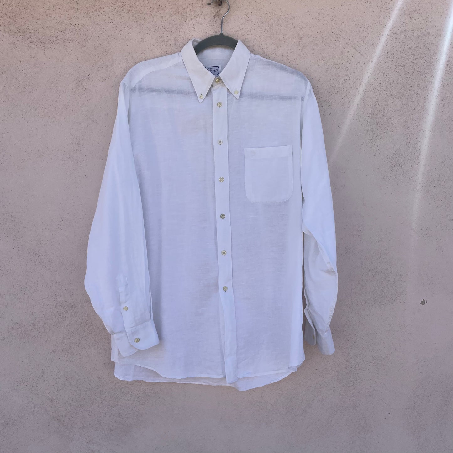 Camicia lino Burberry