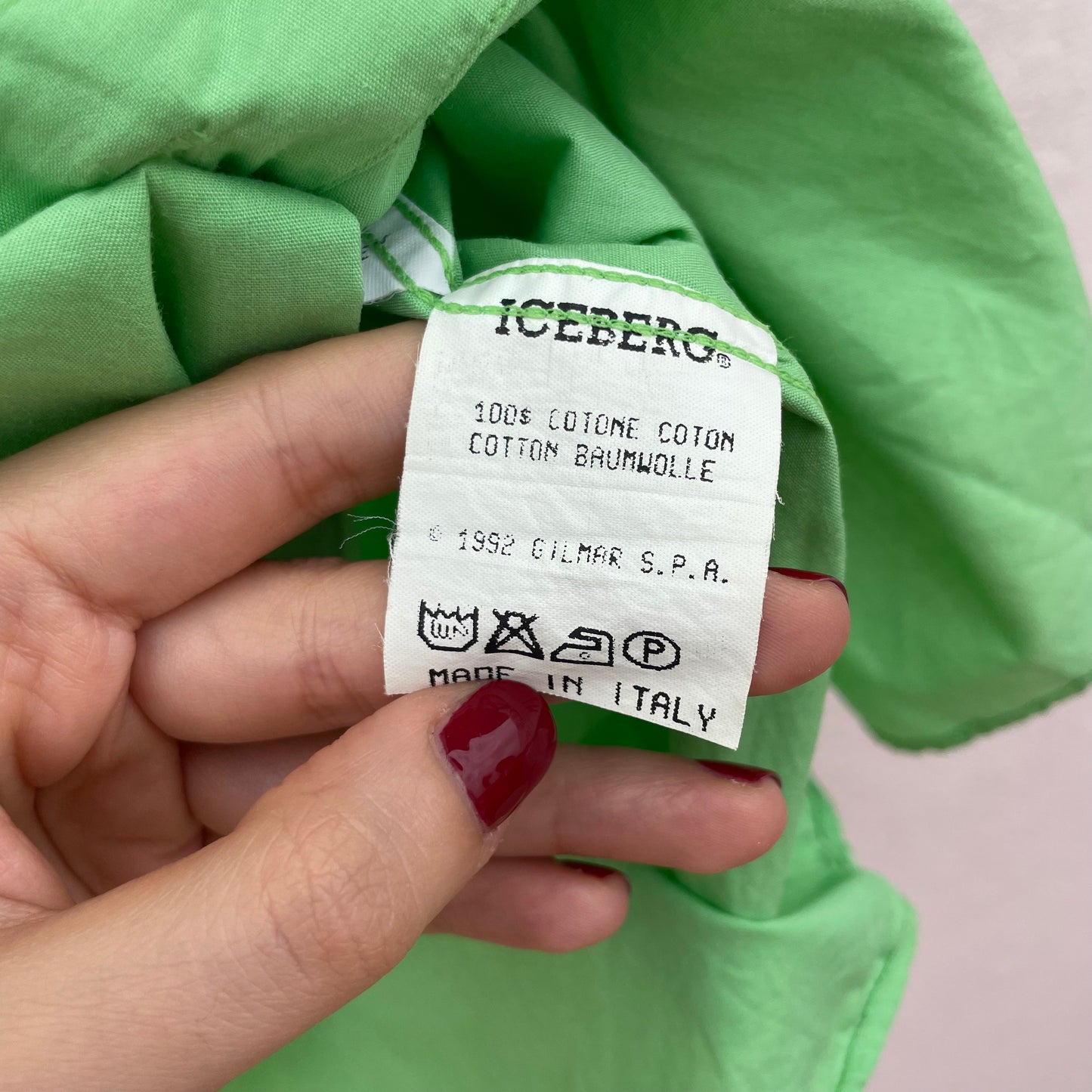 Camicia verde Iceberg Paperino