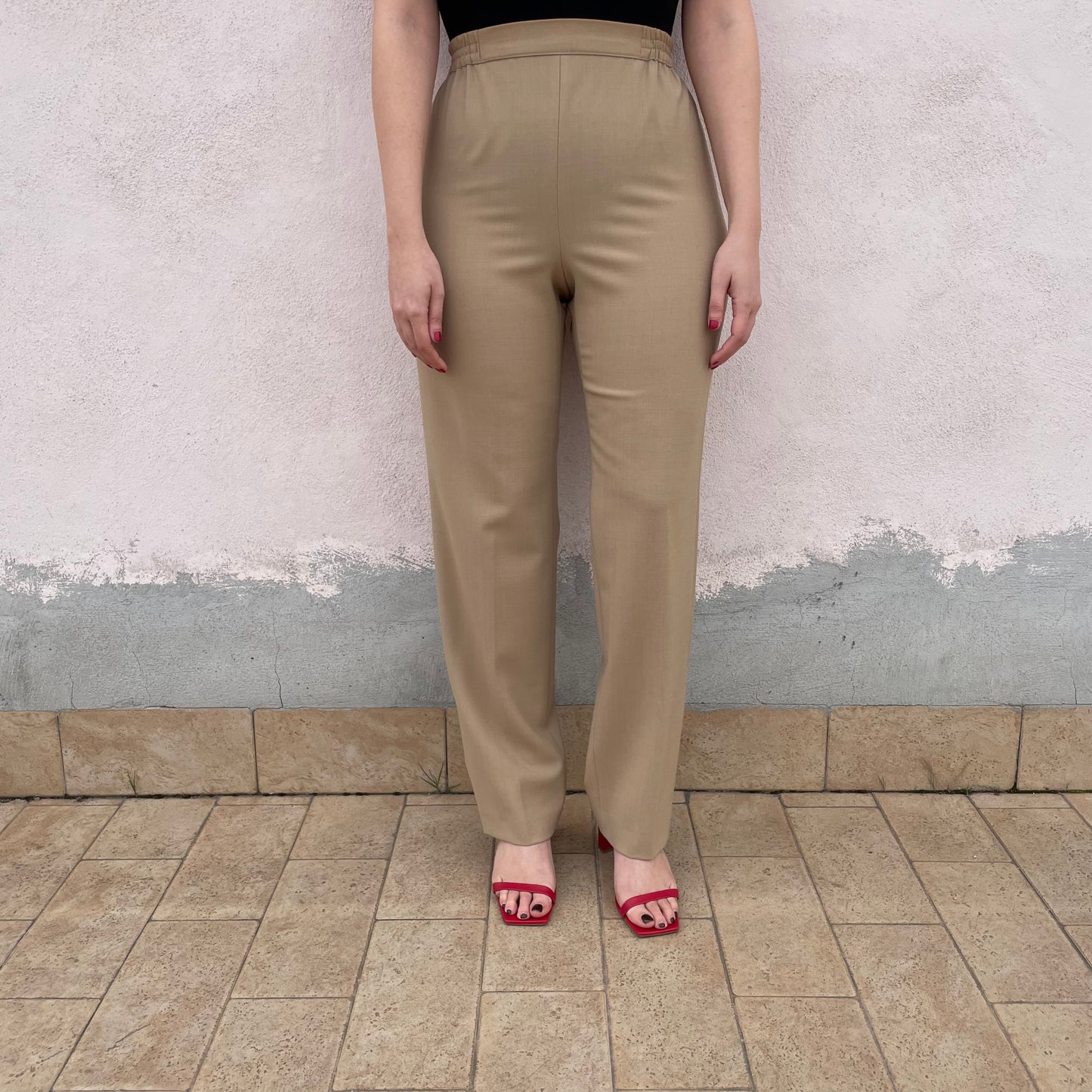 Pantaloni Krizia beige