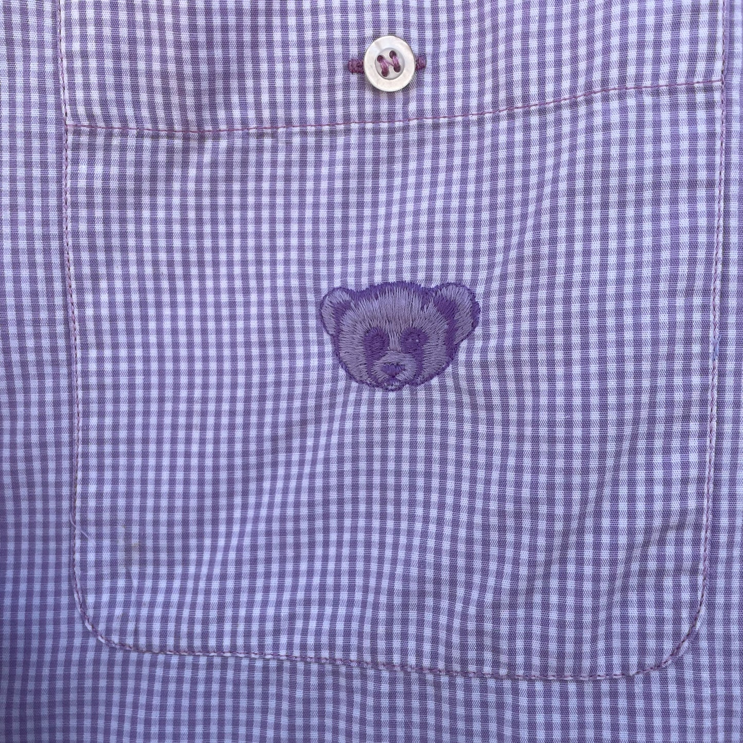 Camicia vichy orsetto