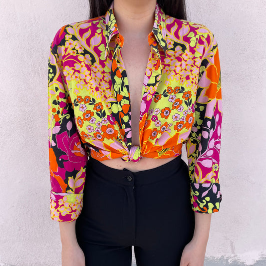 Camicia fantasia hippie Moschino