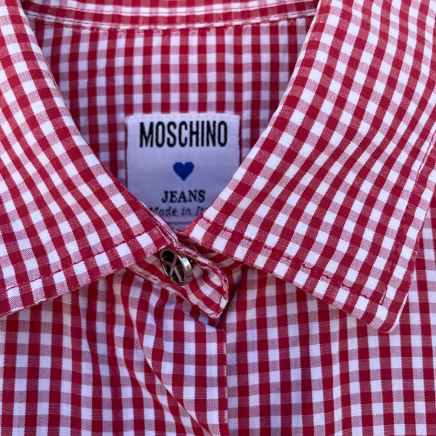 Camicia vichy Moschino