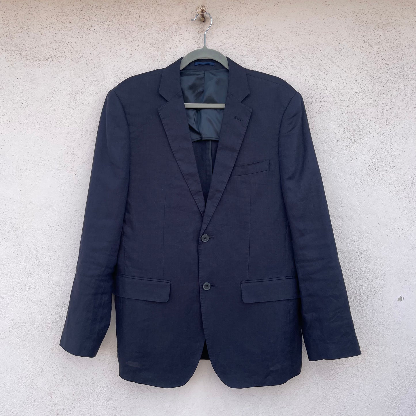 Blazer lino blu