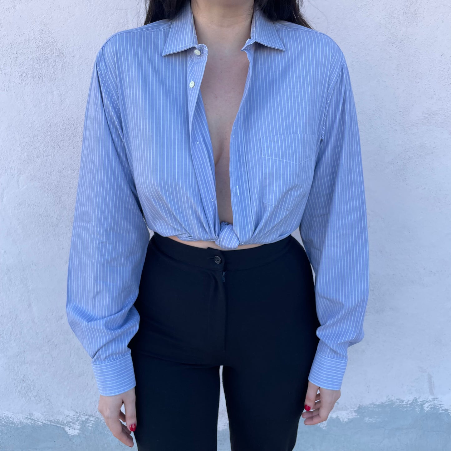 Camicia celeste Fendi