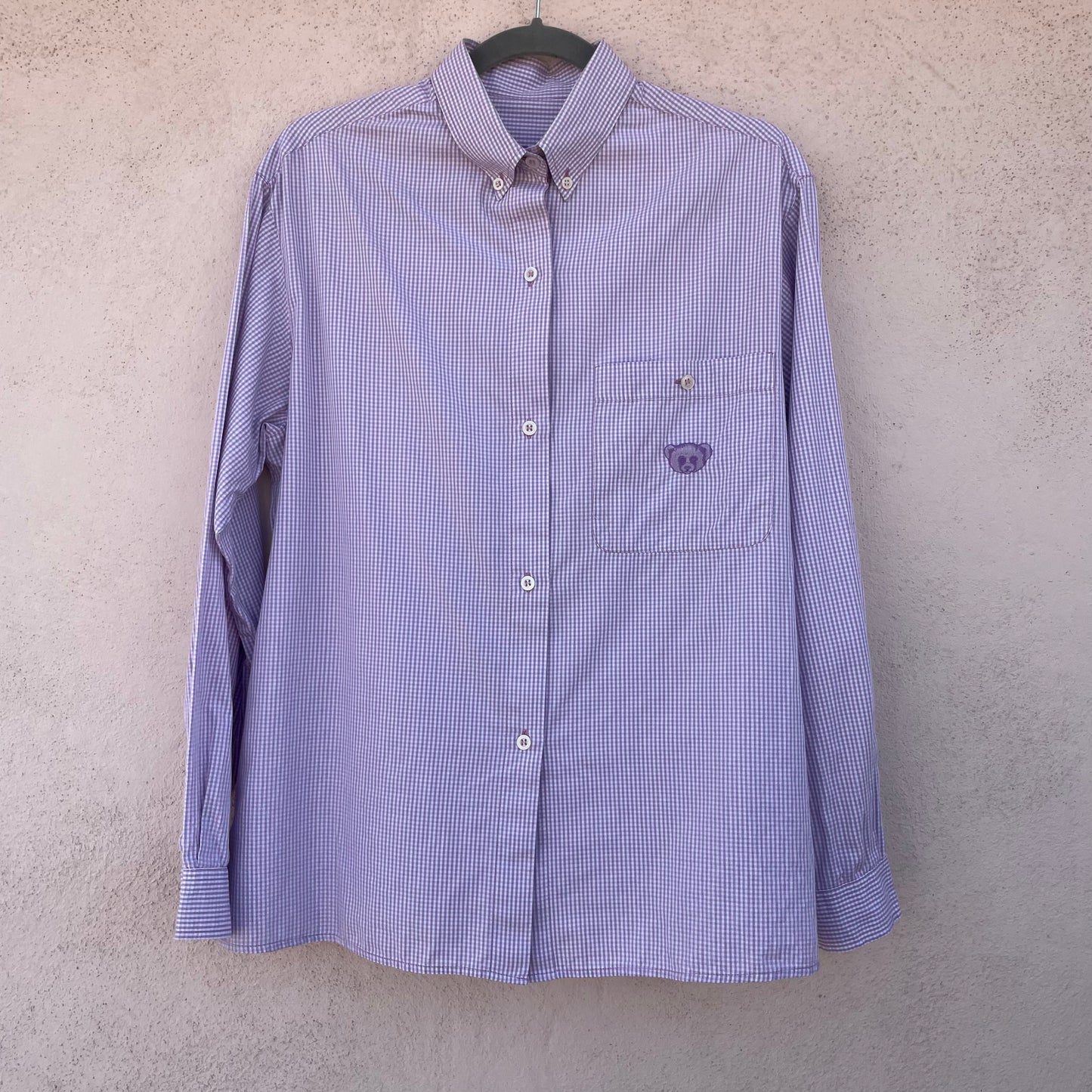 Camicia vichy orsetto