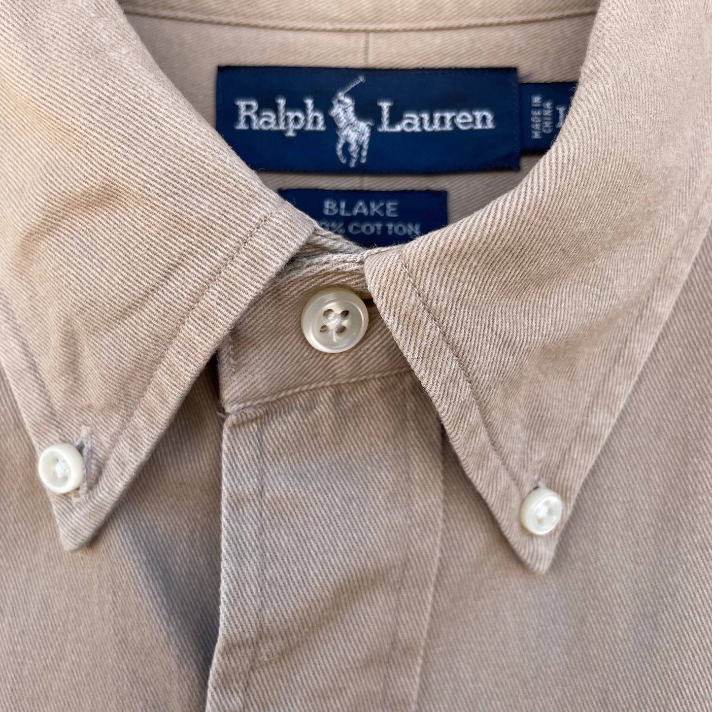 Camicia Ralph Lauren sabbia