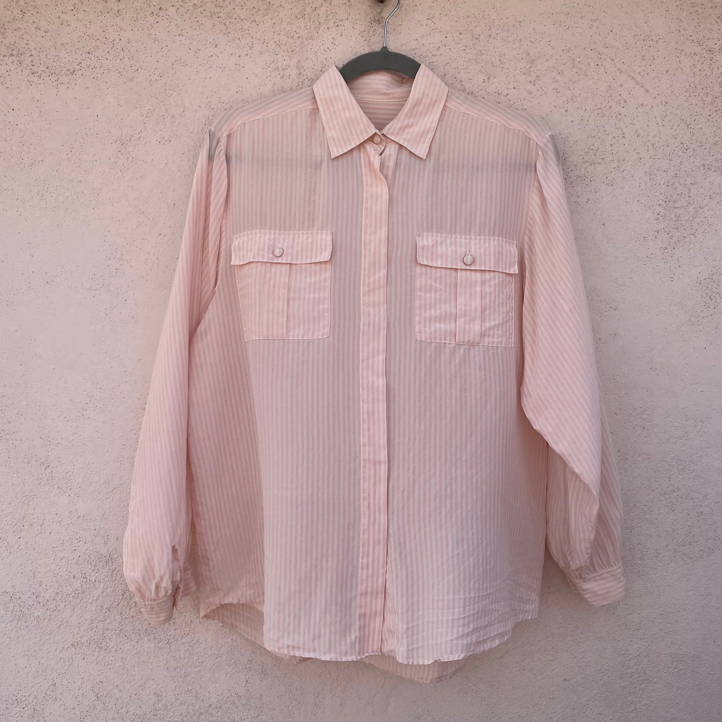 Camicia seta rosa