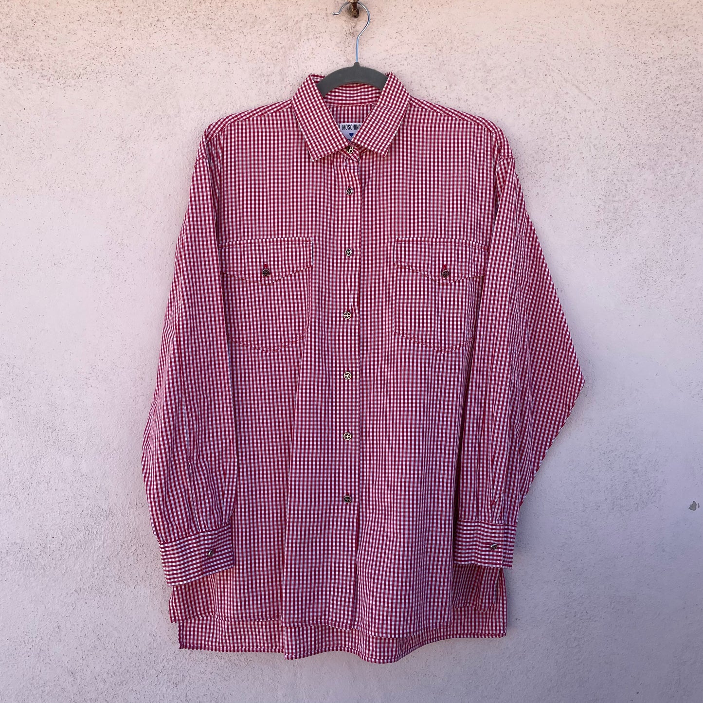 Camicia vichy Moschino